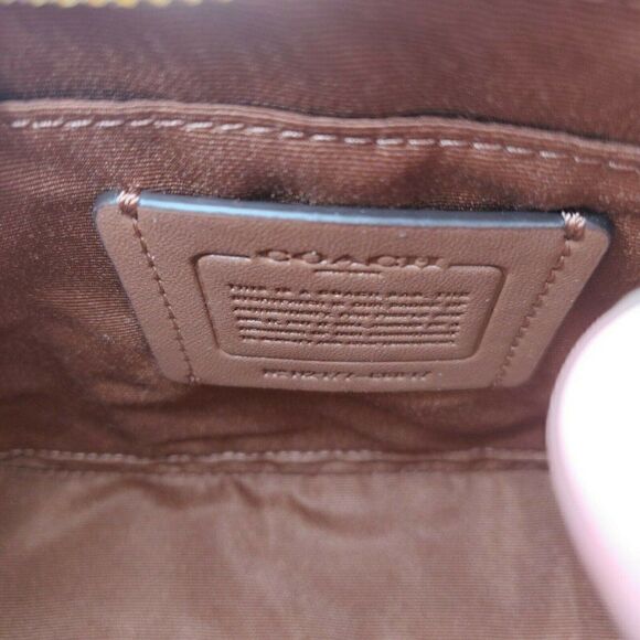 NWT COACH C6817 Jes Baguette In Signature Canvas With Coach Radial Rainbow Khaki - Picture 6 of 8